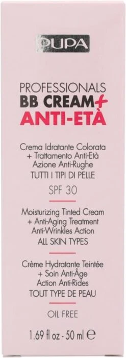 Pupa Milano Professionals BB Cream + Anti-Eta - 001 Nude 17 Pupa Milano Professionals BB Cream + Anti-Eta - 001 Nude -Cosmeticawinkel 423x1200 2