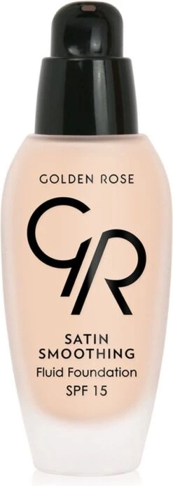 Golden Rose Satin Smoothing Fluid Foundation NO: 27 Vloeibare Foundation Met SPF15 En Vitamine E 7 Golden Rose Satin Smoothing Fluid Foundation NO: 27 Vloeibare Foundation Met SPF15 En Vitamine E -Cosmeticawinkel 428x1200