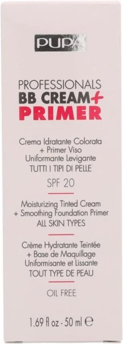 Pupa Milano Professionals BB Cream + Primer - Nude 001 36 Pupa Milano Professionals BB Cream + Primer - Nude 001 -Cosmeticawinkel 429x1200 1