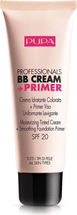 Pupa Milano Professionals BB Cream + Primer - Nude 001 28 Pupa Milano Professionals BB Cream + Primer - Nude 001 -Cosmeticawinkel 430x1200 2