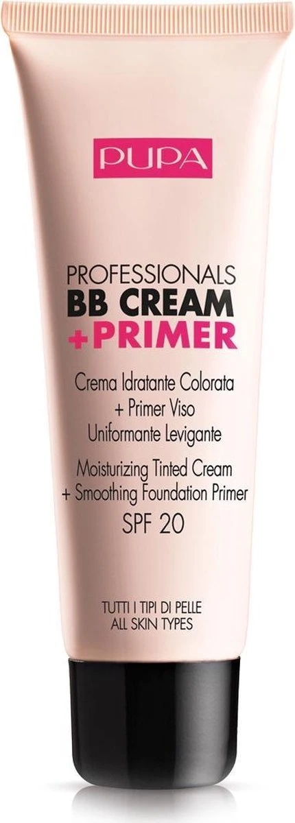 Pupa Milano Professionals BB Cream + Primer - Nude 001 11 Pupa Milano Professionals BB Cream + Primer - Nude 001 - Afbeelding 9