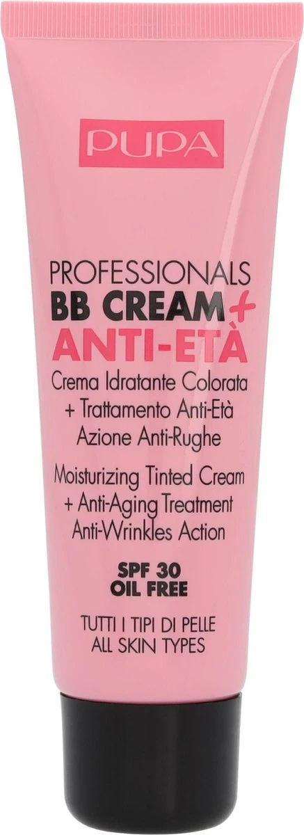 Pupa Milano Professionals BB Cream + Anti-Eta - 001 Nude 8 Pupa Milano Professionals BB Cream + Anti-Eta - 001 Nude - Afbeelding 6