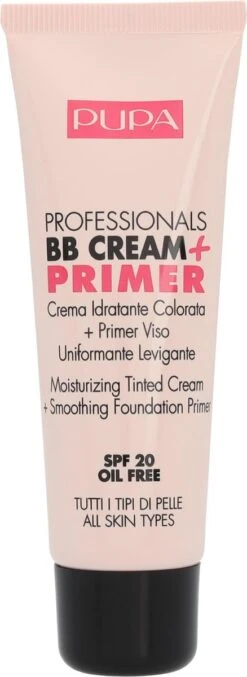 Pupa Milano Professionals BB Cream + Primer - Nude 001 25 Pupa Milano Professionals BB Cream + Primer - Nude 001 -Cosmeticawinkel 438x1200 3