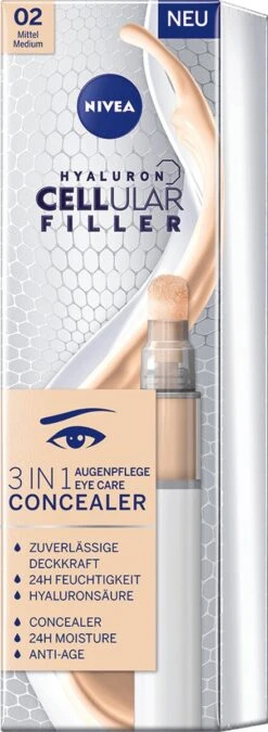 NIVEA Cellular Filler 3 In 1 Oogconcealermake-up 4 Ml -Cosmeticawinkel 439x1200 1