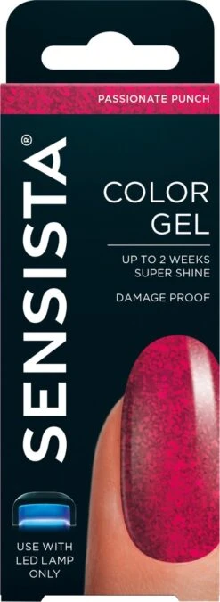 Sensista Color Gel Passionate Punch - Rood/roze Glitter -Cosmeticawinkel 439x1200 5