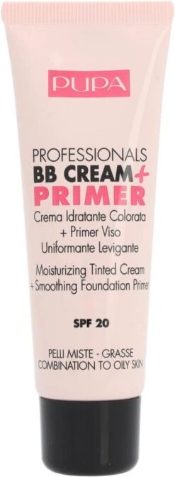Pupa Milano BB Cream + Primer For Combination To Oily Skin - 001 Nude -Cosmeticawinkel 441x1200 1