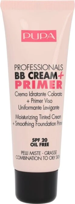 Pupa BB Cream + Primer For Combination To Oily Skin - 002 Sand 19 Pupa BB Cream + Primer For Combination To Oily Skin - 002 Sand -Cosmeticawinkel 443x1200 1