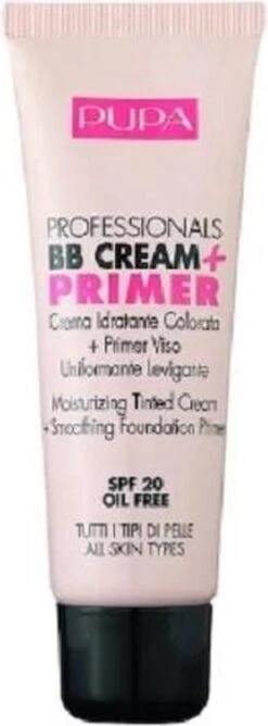 Pupa Milano Professionals BB Cream + Primer - Nude 001 33 Pupa Milano Professionals BB Cream + Primer - Nude 001 -Cosmeticawinkel 444x1200 1