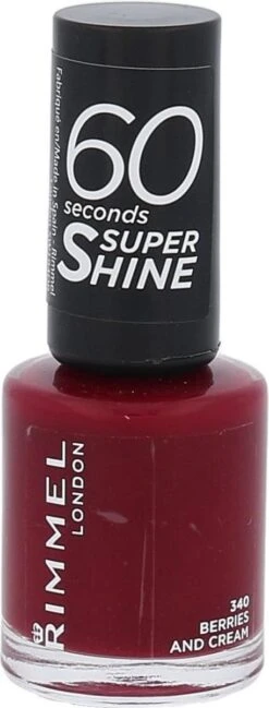 Rimmel London 60 Seconds Super Shine Nagellak - 340 Berries And Cream -Cosmeticawinkel 457x1200 6