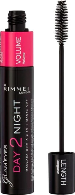 Rimmel London Day2Night 2-in-1 Mascara Voor Een Dag- En Avondlook - 001 Black -Cosmeticawinkel 464x1200 1