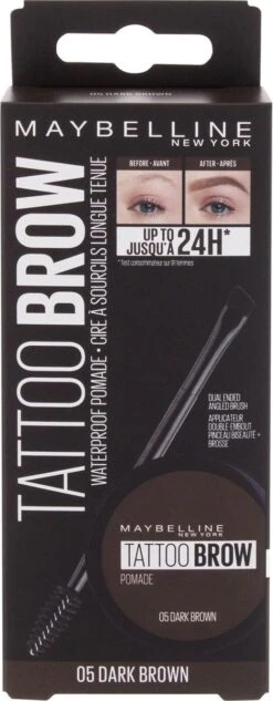 Maybelline Tattoo Brow Lasting Color Pomade - 05 Dark Brown -Cosmeticawinkel 468x1200 5