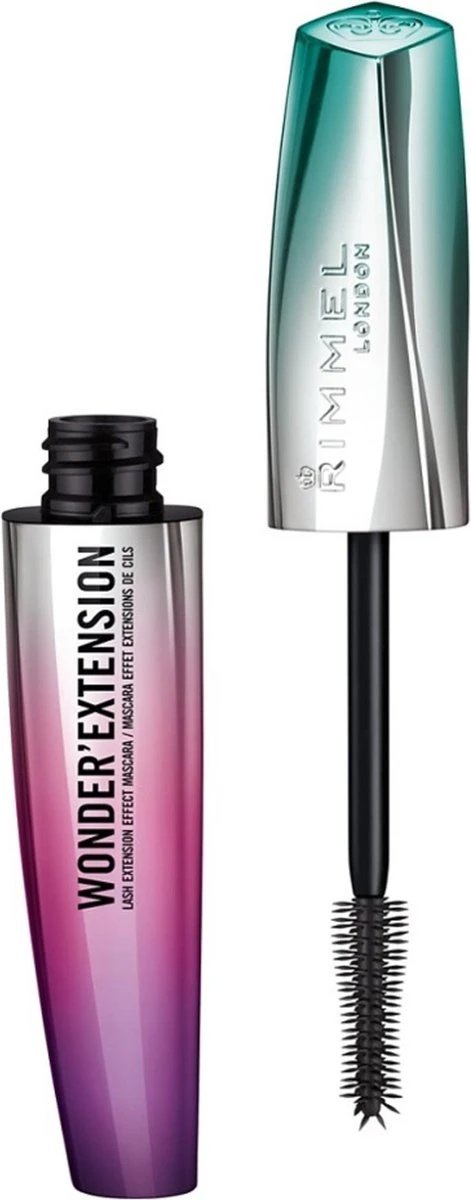 Rimmel London Wonder'Extension Mascara - 001 Black 4 Rimmel London Wonder'Extension Mascara - 001 Black - Afbeelding 2