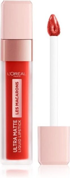 L’Oréal Paris Les Macarons Langhoudende Matte Lipstick - 832 Strawberry Sauvage - Roze - 6,7 Ml -Cosmeticawinkel 476x1200