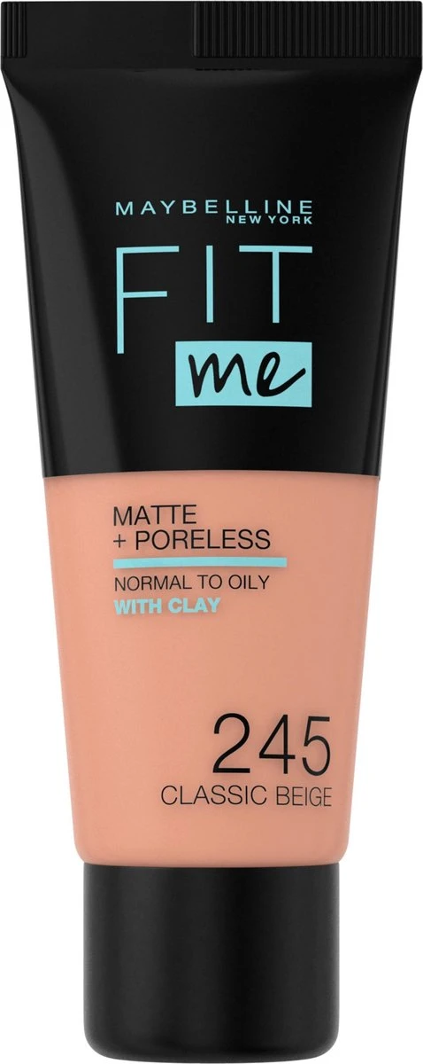 Maybelline Fit Me Matte & Poreless Foundation - 245 Classic Beige - 30 Ml 15 Maybelline Fit Me Matte & Poreless Foundation - 245 Classic Beige - 30 Ml - Afbeelding 13