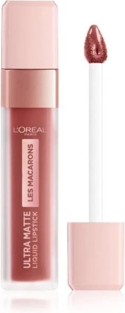 L'Oréal Paris Les Macarons Langhoudende Matte Lipstick - 822 Mon Caramel – Nude – 6,7 Ml 25 L'Oréal Paris Les Macarons Langhoudende Matte Lipstick - 822 Mon Caramel – Nude – 6,7 Ml -Cosmeticawinkel 479x1200