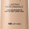 Max Factor Lasting Performance Foundation - 105 Soft Beige -Cosmeticawinkel 495x1200 1