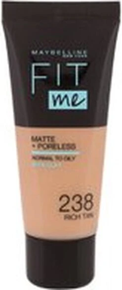 Maybelline Fit Me Matte & Poreless Foundation - 104 Soft Ivory -Cosmeticawinkel 507x1200
