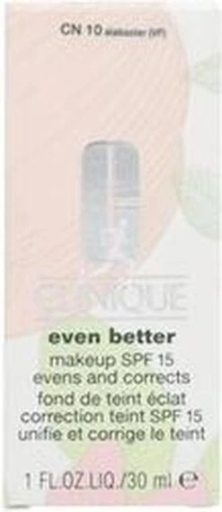 Clinique Even Better Foundation - CN 10 Alabaster - Met SPF 15 -Cosmeticawinkel 521x1200 1