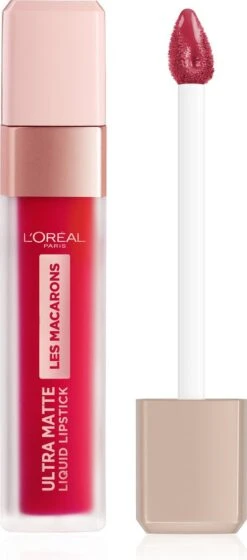 L’Oréal Paris Make-Up Designer Les Macarons Lippenstift - 828 Framboise Frenzy - Rood - Langhoudend - 6,7 Ml -Cosmeticawinkel 529x1200 1