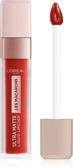 L’Oréal Paris Les Macarons Langhoudende Matte Lipstick - 832 Strawberry Sauvage - Roze - 6,7 Ml -Cosmeticawinkel 529x1200