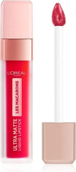 L’Oréal Paris Make-Up Designer Les Macarons Lippenstift - 828 Framboise Frenzy - Rood - Langhoudend - 6,7 Ml -Cosmeticawinkel 532x1200 1