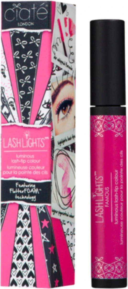 Ciaté Lashlights Famous Pink Mascara 6.5ml 4 Ciaté Lashlights Famous Pink Mascara 6.5ml - Afbeelding 2