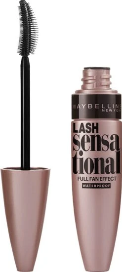 Maybelline New York - Lash Sensational Mascara - Very Black Waterproof - 9.5 Ml -Cosmeticawinkel 538x1200 1