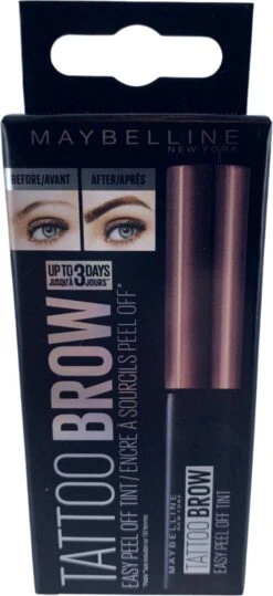 Maybelline Tattoo Brow Peel-Off Wenkbrauwgel - 3 Dark Brown - Bruin -Cosmeticawinkel 550x1200 4
