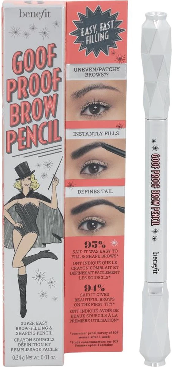 Benefit Goof Proof Brow Shaping Pencil 06 Cool Soft Black 10 Benefit Goof Proof Brow Shaping Pencil 06 Cool Soft Black - Afbeelding 8