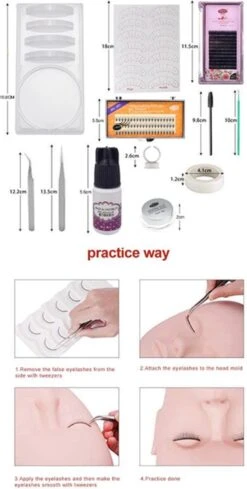 Lashes & More | Wimperextensions Starters Pakket | Oefenset Voor Beginnend Wimperstylist | Lash Kit | Oefen Wimper Set 10 Lashes & More | Wimperextensions Starters Pakket | Oefenset Voor Beginnend Wimperstylist | Lash Kit | Oefen Wimper Set -Cosmeticawinkel 606x1200 3