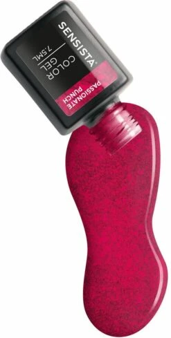 Sensista Color Gel Passionate Punch - Rood/roze Glitter -Cosmeticawinkel 606x1200 4
