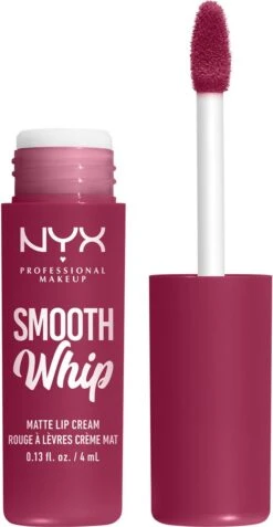 NYX Professional Makeup - Smooth Whip Matte Lip Cream Fuzzy Slippers - Vloeibare Lippenstift - 4ML
