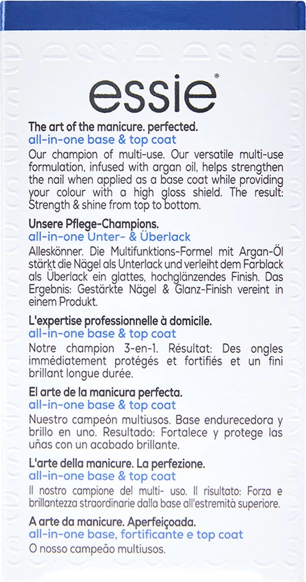 Essie Nagelverzorging - All-in-one Base Coat En Top Coat 5 Essie Nagelverzorging - All-in-one Base Coat En Top Coat - Afbeelding 3