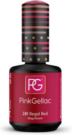 Pink Gellac - Regal Red - Gellak - Vegan - Rood - Glanzend - 15ml -Cosmeticawinkel 645x1200 7