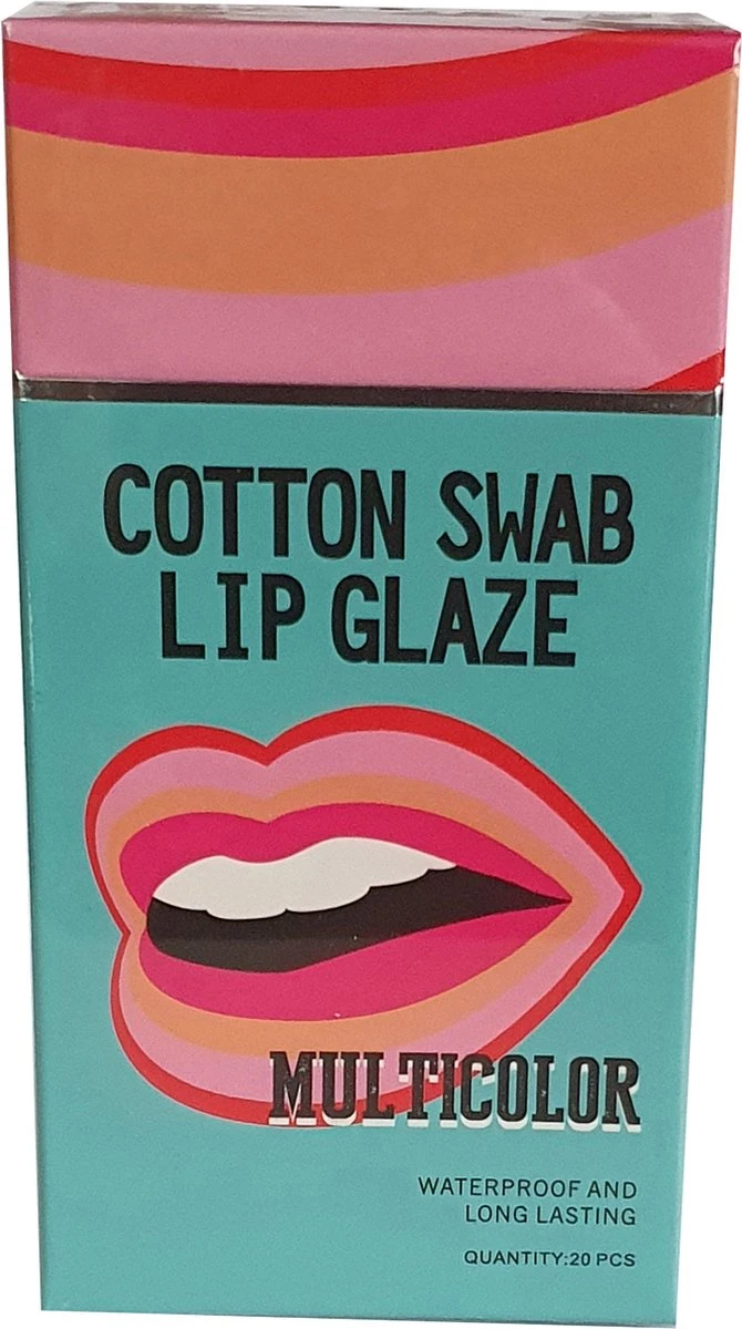 Tattoo Lippenstift Multi-color | Lippenstift Wattenstaafje 20 Stuks | Duurzame Long Lasting Waterdichte Vloeibare Non-stick Tattoo Lipstick | Lip Stain 7 Tattoo Lippenstift Multi-color | Lippenstift Wattenstaafje 20 Stuks | Duurzame Long Lasting Waterdichte Vloeibare Non-stick Tattoo Lipstick | Lip Stain - Afbeelding 5