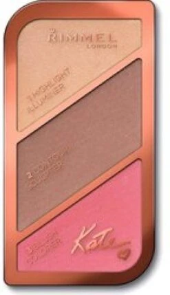 Rimmel London Kate Sculpting Palette Gezichtspoeder - Coral Glow -Cosmeticawinkel 691x1200 2