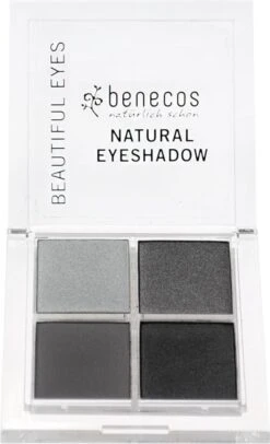 Benecos Vegan Oogschaduw Quattro - Smokey Eyes -Cosmeticawinkel 730x1200 1