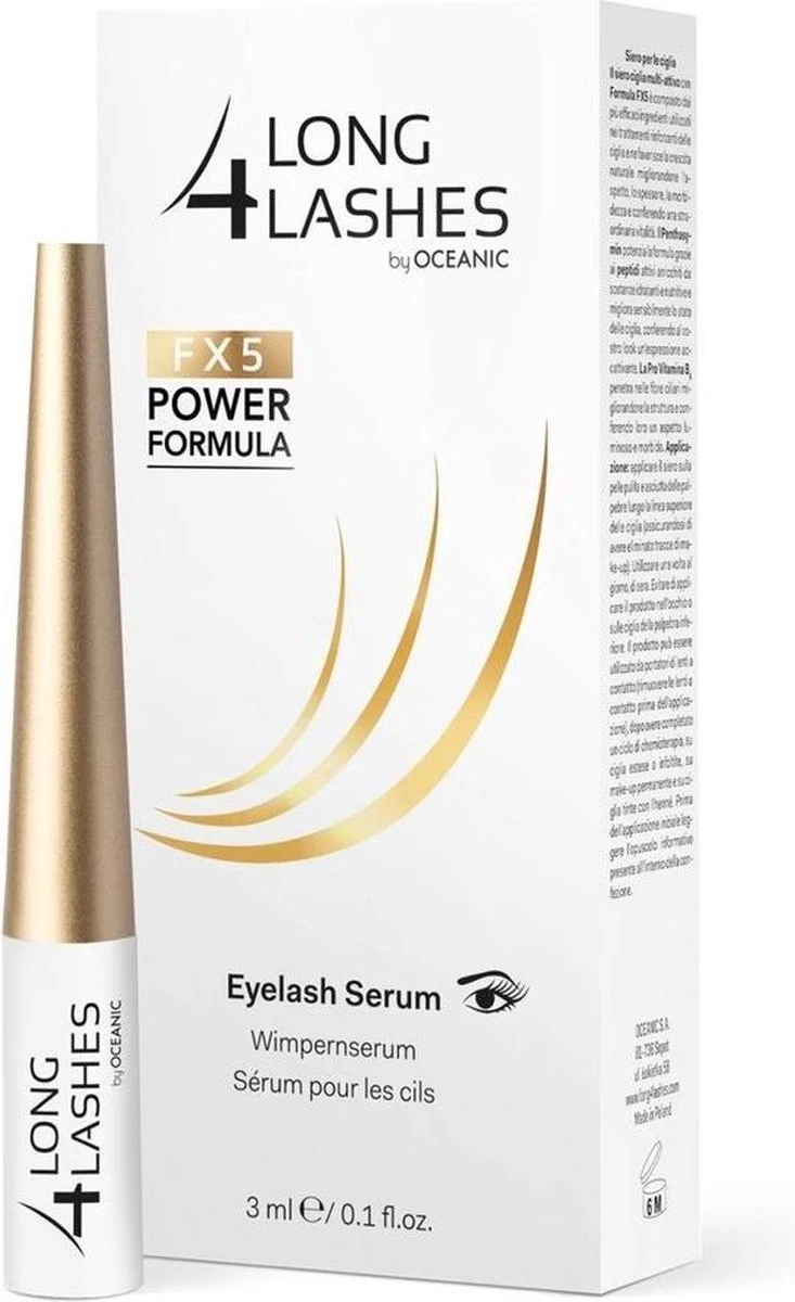 Oceanic Long4lashes Fx5 Eyelash Wimpernserum 3 Ml 3 Oceanic Long4lashes Fx5 Eyelash Wimpernserum 3 Ml