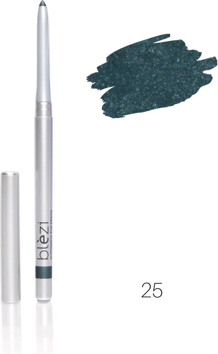 Blèzi® Automatic Eye Pencil 25 Emerald Blue - Oogpotlood Waterproof - Groen Blauw 8 Blèzi® Automatic Eye Pencil 25 Emerald Blue - Oogpotlood Waterproof - Groen Blauw - Afbeelding 6