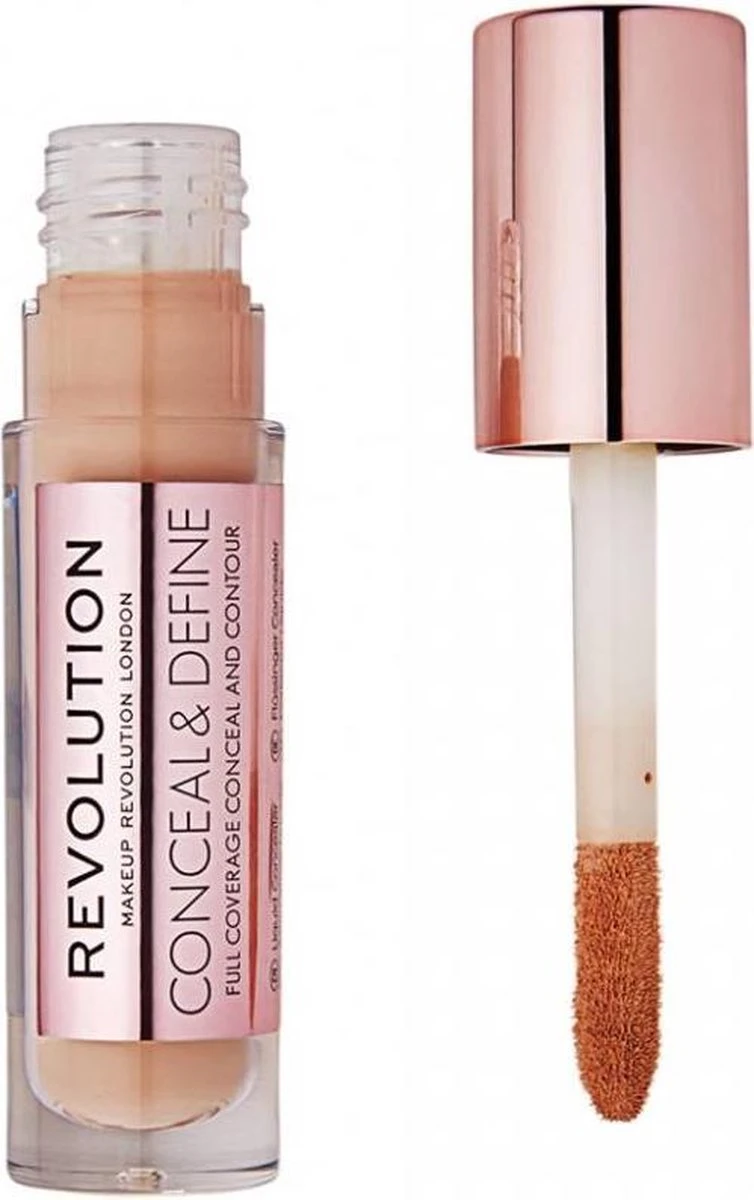 Makeup Revolution - (Conceal & Define Concealer) 3.4 Ml Odstín C11 - 5 Makeup Revolution - (Conceal & Define Concealer) 3.4 Ml Odstín C11 - - Afbeelding 3