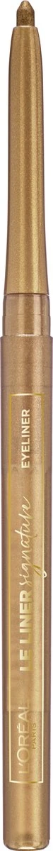 L’Oréal Paris Le Liner Signature Oogpotlood - 04 Gold Velvet – Goud - Waterproof 11 L’Oréal Paris Le Liner Signature Oogpotlood - 04 Gold Velvet – Goud - Waterproof - Afbeelding 9