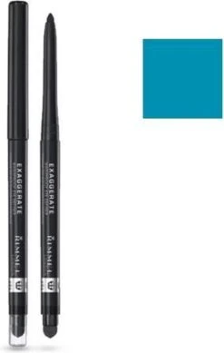 Rimmel London Exaggerate Waterproof Eye Definer Eyeliner - 240 Aqua Sparkle -Cosmeticawinkel 762x1200 3