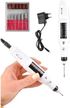 Merkloos Beautylush Elektrische Nagelvijl Freesmachine Wit #8946