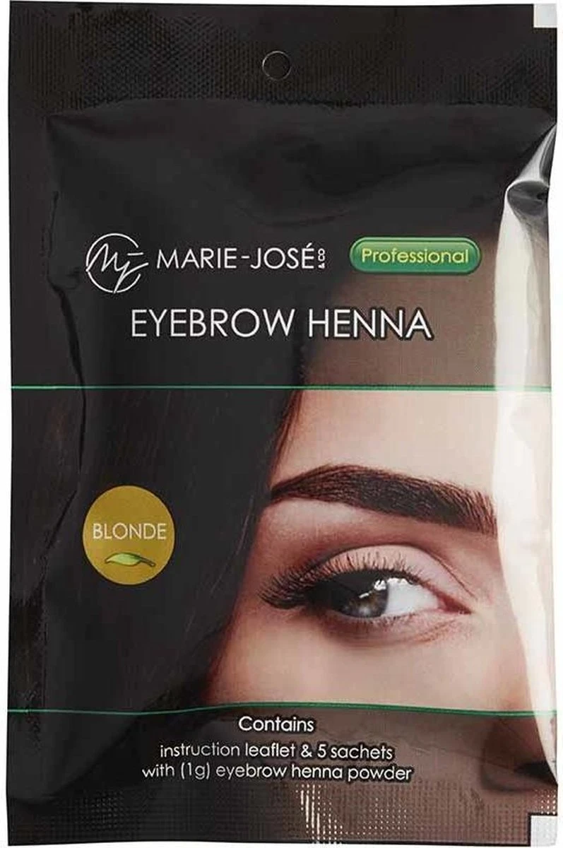 Henna Wenkbrauwverf Blond | Henna Brows |Geschikt Voor Minstens 25 Toepassingen 3 Henna Wenkbrauwverf Blond | Henna Brows |Geschikt Voor Minstens 25 Toepassingen