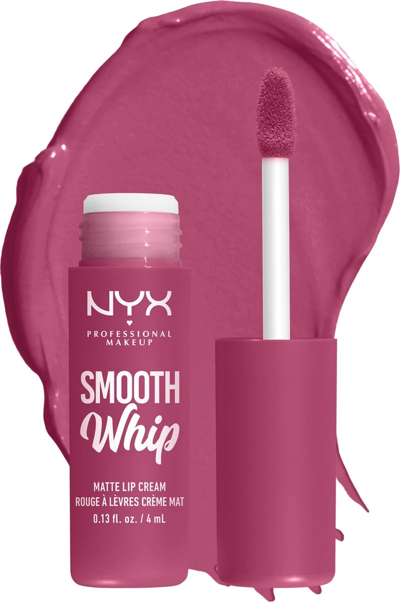 NYX Professional Makeup - Smooth Whip Matte Lip Cream Onesie Funsie - Vloeibare Lippenstift - 4ML 4 NYX Professional Makeup - Smooth Whip Matte Lip Cream Onesie Funsie - Vloeibare Lippenstift - 4ML - Afbeelding 2