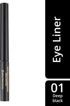 Max Factor Colour Xpert Waterproof - 01 Deep Black - Zwart - Eyeliner 25 Max Factor Colour Xpert Waterproof - 01 Deep Black - Zwart - Eyeliner -Cosmeticawinkel 800x1200 6