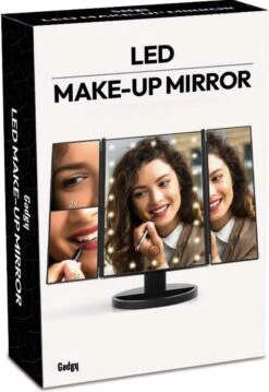 Gadgy Make Up Spiegel – Spiegel Verlichting – Moederdag Cadeautje - Cosmetica Spiegel - Scheerspiegel - Staand Met 2 Vergrootspiegels - Op Batterijen Of USB (kabel Incl) -Cosmeticawinkel 825x1200 1