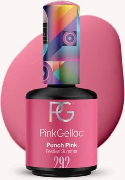 Pink Gellac - Punch Pink - Gellak - Vegan - Roze - Glanzend - 15ml 17 Pink Gellac - Punch Pink - Gellak - Vegan - Roze - Glanzend - 15ml -Cosmeticawinkel 833x1200 1