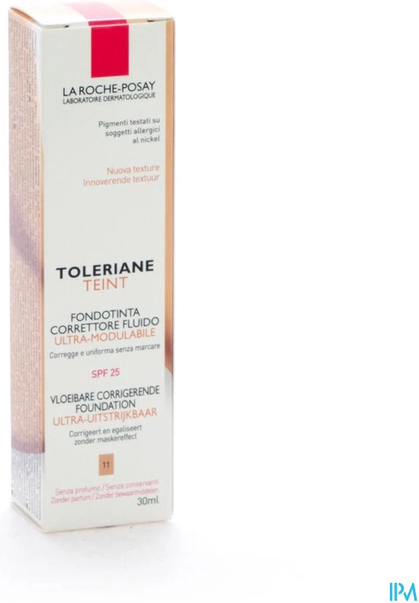 La Roche-Posay Toleriane Teint Fluide Foundation - 11 - Egaliseert 10 La Roche-Posay Toleriane Teint Fluide Foundation - 11 - Egaliseert - Afbeelding 8