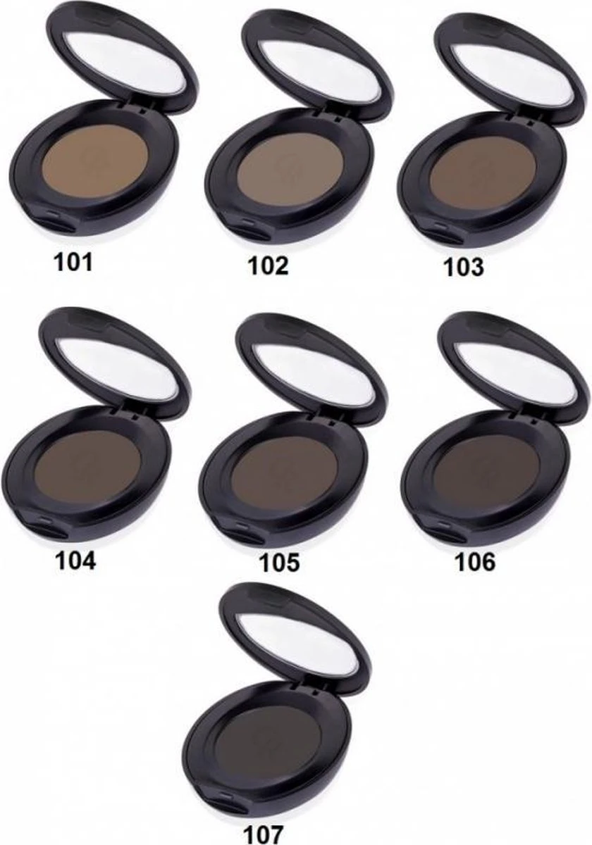 Golden Rose Eyebrow Powder 104 - Wenkbrauwen Poeder Sterk Gepigmenteerd 5 Golden Rose Eyebrow Powder 104 - Wenkbrauwen Poeder Sterk Gepigmenteerd - Afbeelding 3